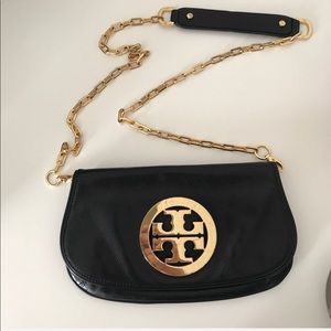 TORY BURCH Leather Logo Clutch bag